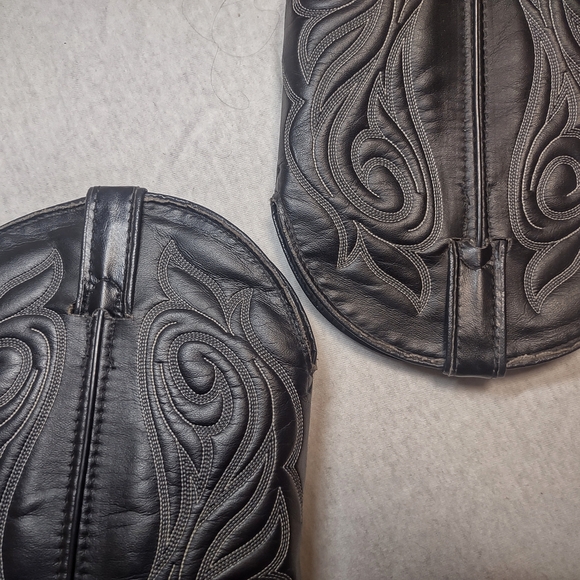 Laredo Men's Key West Python Western Boots - Medium Toe| Size 10| Black Leather - Picture 7 of 7